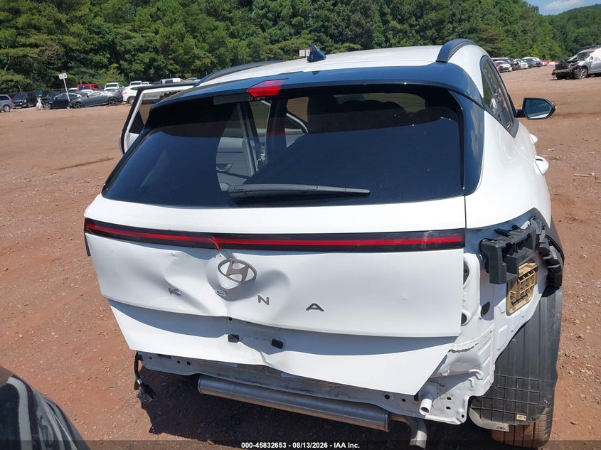 2026 Hyundai Kona VIN KM8HF3AB3TU360648 IAAI salvage auction — REAR END, Enterprise Vehicles Clear Only (Oklahoma), sold $13,200 on 2026-08-19 (photo 6)