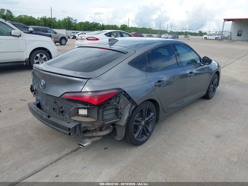 2024 Acura Integra VIN 19UDE4H31RA000848 IAAI salvage auction — REAR END, Original (Texas), sold $12,800 on 2026-09-11 (photo 4)