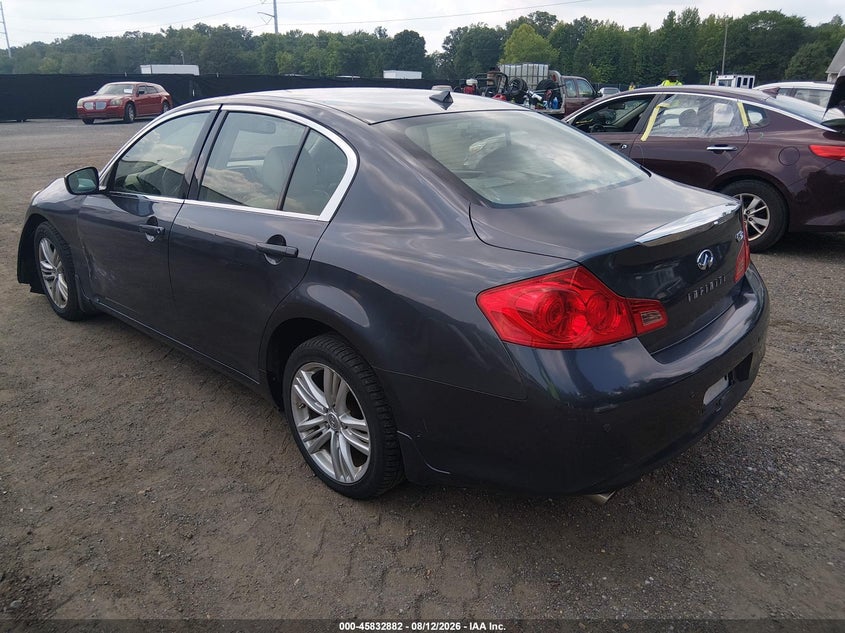 2010 Infiniti G37 VIN JN1CV6AR2AM254661 IAAI salvage auction — FRONT END, Salvage - Greater Than 75% (Maryland), sold $550 on 2026-09-05 (photo 3)