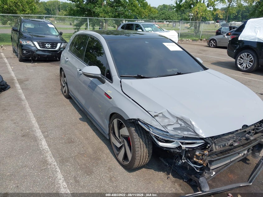 2022 Volkswagen Golf gti VIN WVW387CDXNW218559 — IAAI salvage auction photo