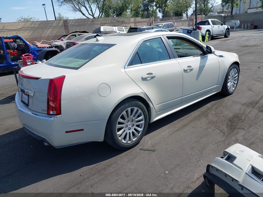 2011 Cadillac Cts VIN 1G6DK5ED9B0106277 IAAI salvage auction — LEFT FRONT, Salvage Certificate (California), sold $1,350 on 2026-08-28 (photo 4)