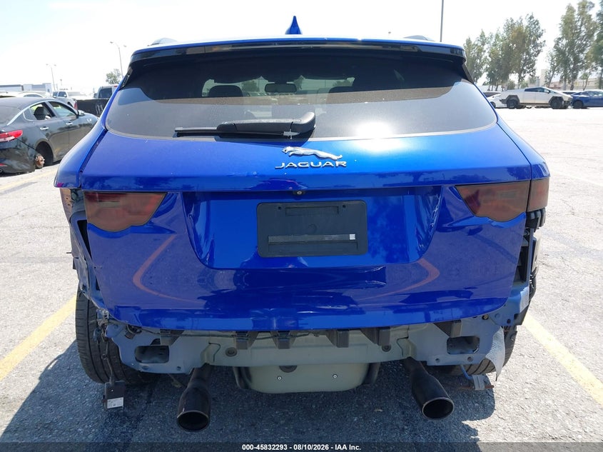 2018 Jaguar F-pace VIN SADCM2FV1JA284660 IAAI salvage auction — REAR END, Wait Title, sold $7,200 on 2026-09-08 (photo 6)