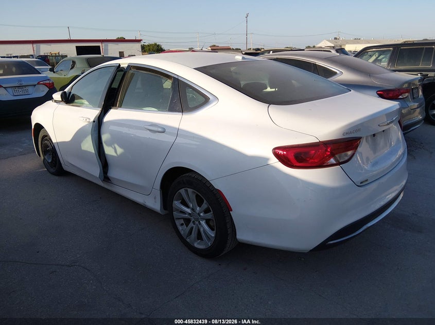 2015 Chrysler 200 VIN 1C3CCCAB4FN593867 IAAI salvage auction — NORMAL WEAR, Nrc Lienholder Repossession Paperwork (Texas), sold $100 on 2026-08-31 (photo 3)