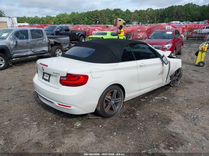 2017 BMW 2 series VIN WBA2K9C37H7A26448 IAAI salvage auction — FRONT END, Clear (Georgia), sold $725 on 2026-08-21 (photo 4)