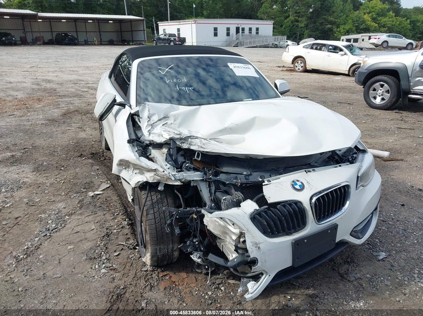 2017 BMW 2 series VIN WBA2K9C37H7A26448 IAAI salvage auction — FRONT END, Clear (Georgia), sold $725 on 2026-08-21 (photo 6)