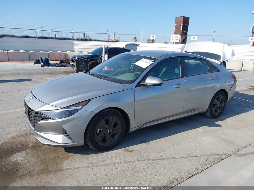 2023 Hyundai Elantra VIN 5NPLM4AG9PH099953 IAAI salvage auction — REAR END, Salvage (California), sold $3,650 on 2026-08-28 (photo 2)
