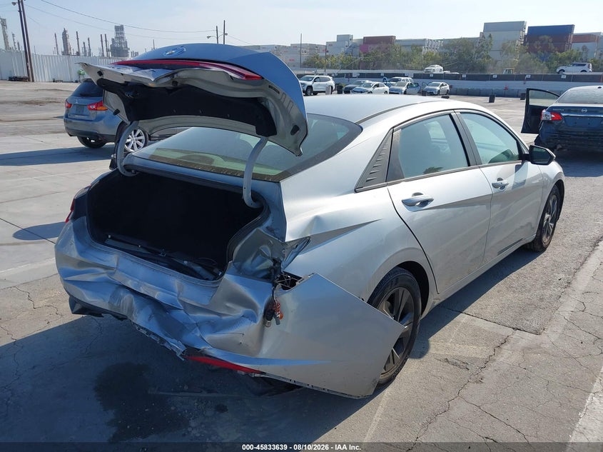 2023 Hyundai Elantra VIN 5NPLM4AG9PH099953 IAAI salvage auction — REAR END, Salvage (California), sold $3,650 on 2026-08-28 (photo 4)