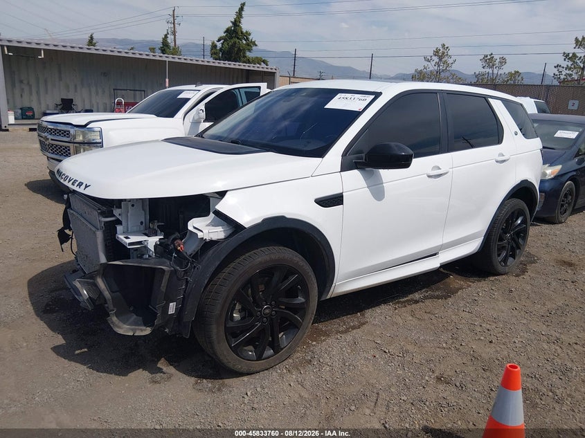 2018 Land rover Discovery sport VIN SALCR2SX7JH751049 IAAI salvage auction — FRONT END, Salvage Title, sold $4,550 on 2026-09-11 (photo 2)