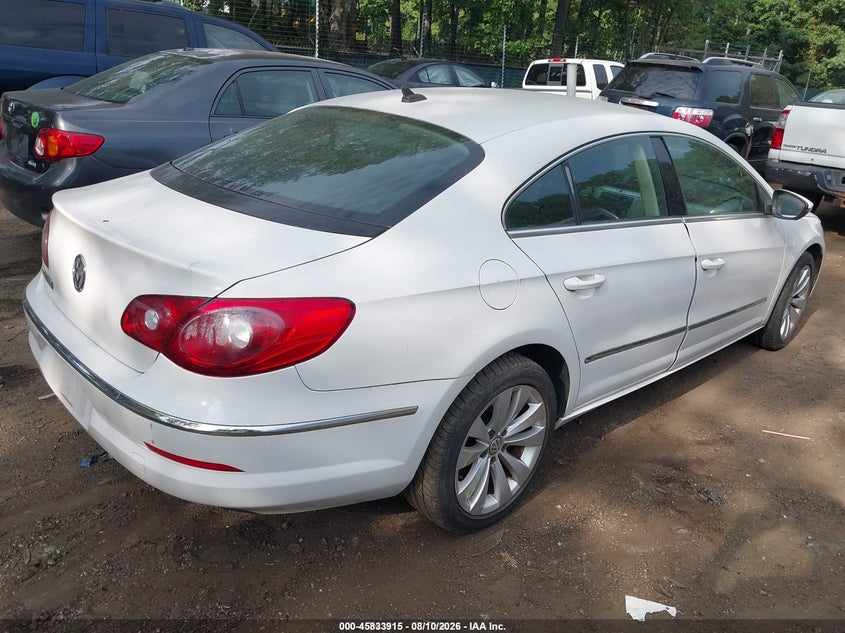 2009 Volkswagen Cc VIN WVWML73C09E567932 IAAI salvage auction — UNKNOWN, Clear (Virginia), sold $300 on 2026-08-13 (photo 4)