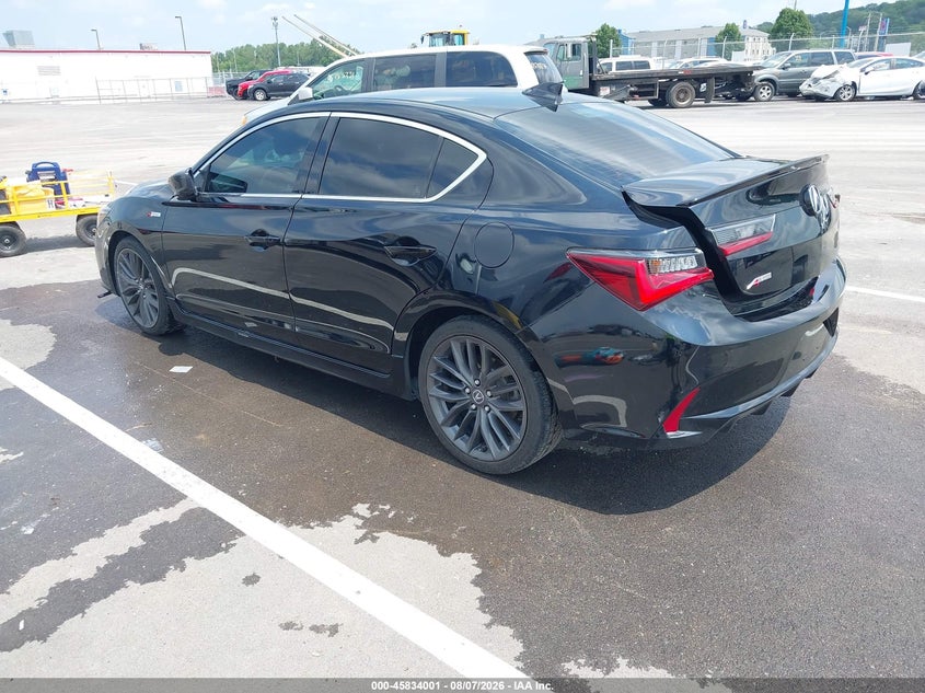 2021 Acura Ilx VIN 19UDE2F88MA008005 IAAI salvage auction — RIGHT FRONT, Salvage Title, sold $4,700 on 2026-09-30 (photo 3)