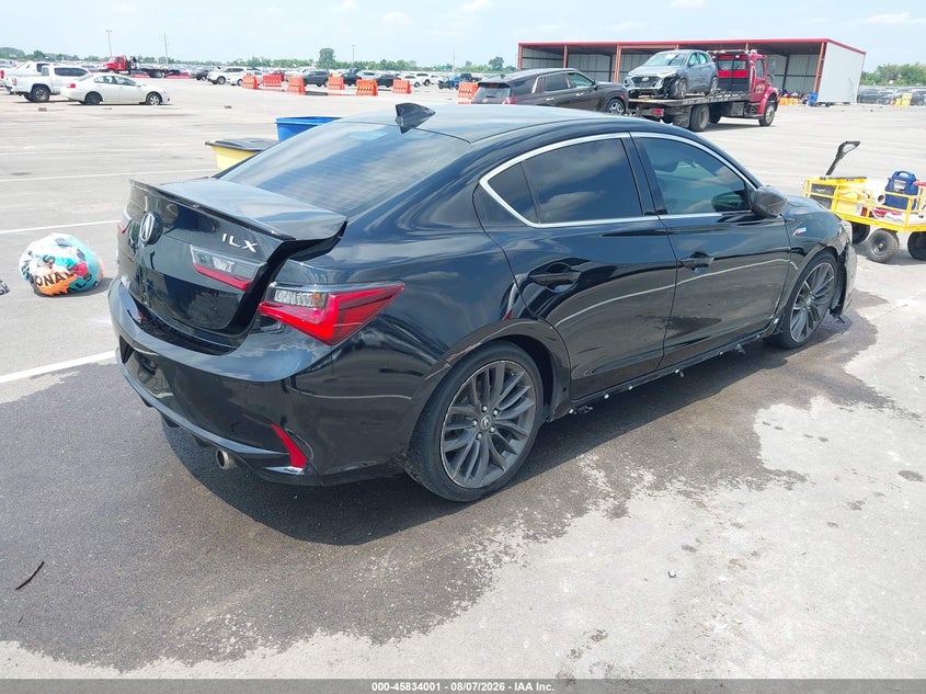 2021 Acura Ilx VIN 19UDE2F88MA008005 IAAI salvage auction — RIGHT FRONT, Salvage Title, sold $4,700 on 2026-09-30 (photo 4)
