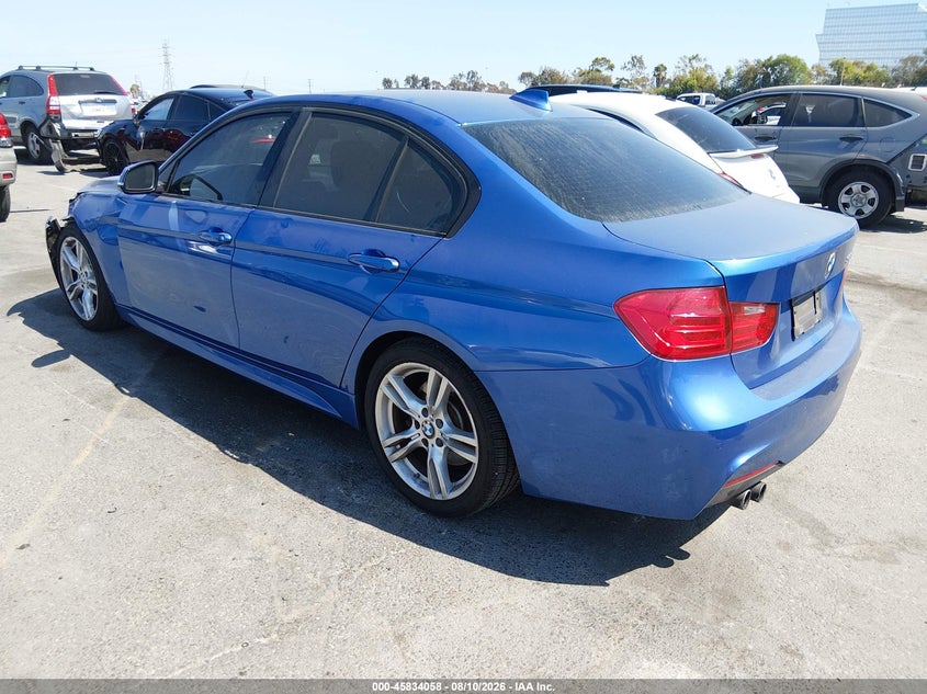2015 BMW 3er VIN WBA3C1C52FP116895 IAAI salvage auction — FRONT END, Salvage (California), sold $2,400 on 2026-08-16 (photo 3)