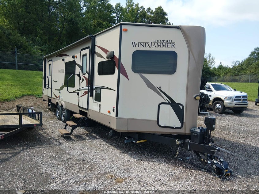 2018 Rockwood Windjammer VIN 4X4TRLF27J1879760 IAAI salvage auction — NORMAL WEAR, Clear (Tennessee), sold $7,950 on 2026-08-20 (photo 1)