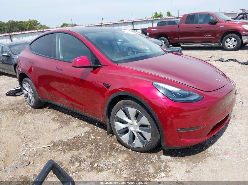 2024 Tesla Model y VIN 7SAYGDEE3RF025759 IAAI salvage auction — FRONT END, Salvage (Arkansas), sold $14,200 on 2026-08-29 (photo 1)