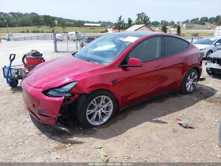 2024 Tesla Model y VIN 7SAYGDEE3RF025759 IAAI salvage auction — FRONT END, Salvage (Arkansas), sold $14,200 on 2026-08-29 (photo 2)