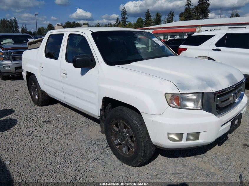 2010 Honda Ridgeline VIN 5FPYK1F53AB501772 IAAI salvage auction — LEFT REAR, Bill Of Sale (Washington), sold $1,300 on 2026-08-29 (photo 1)