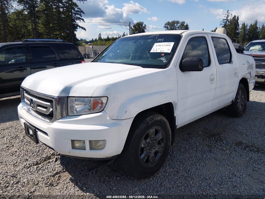 2010 Honda Ridgeline VIN 5FPYK1F53AB501772 IAAI salvage auction — LEFT REAR, Bill Of Sale (Washington), sold $1,300 on 2026-08-29 (photo 2)