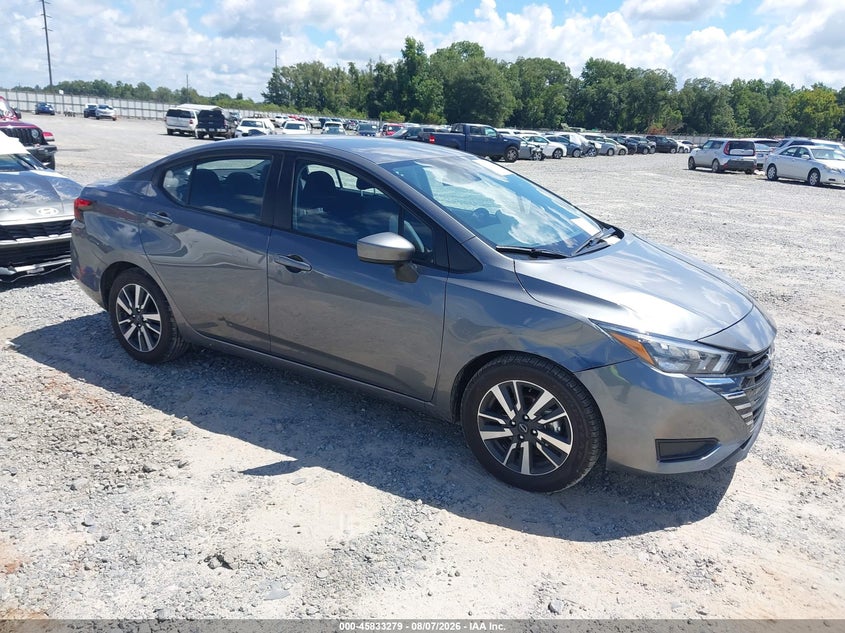 2025 Nissan Versa VIN 3N1CN8EV4SL853155 IAAI salvage auction — FRONT END, Salvage Title, sold $11,525 on 2026-08-12 (photo 1)