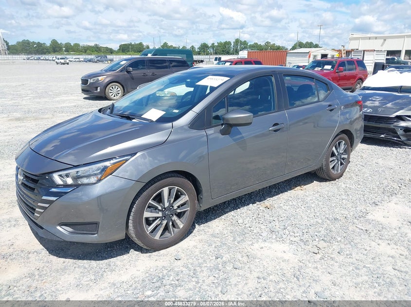2025 Nissan Versa VIN 3N1CN8EV4SL853155 IAAI salvage auction — FRONT END, Salvage Title, sold $11,525 on 2026-08-12 (photo 2)
