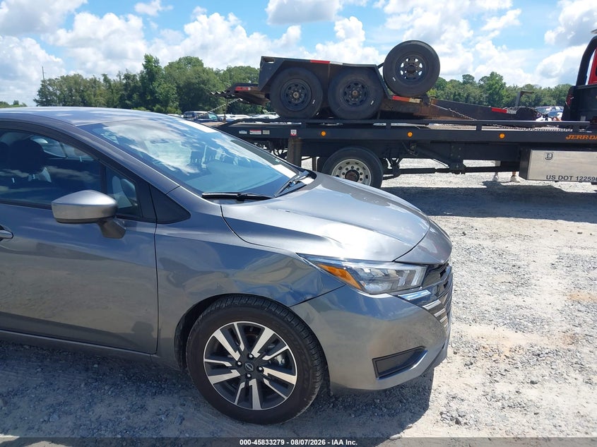 2025 Nissan Versa VIN 3N1CN8EV4SL853155 IAAI salvage auction — FRONT END, Salvage Title, sold $11,525 on 2026-08-12 (photo 6)