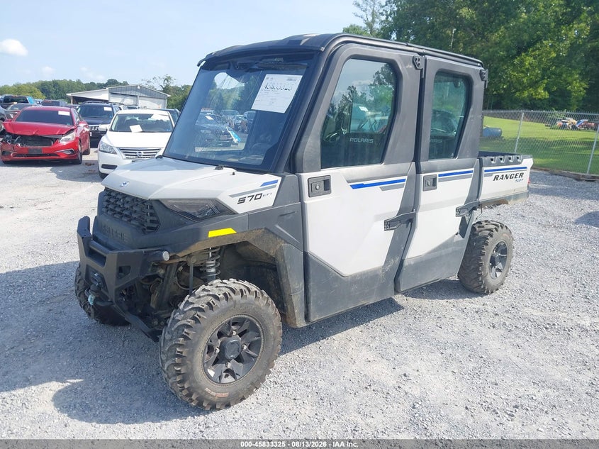 2023 Polaris Ranger VIN 3NSM4U574PE261313 IAAI salvage auction — RIGHT SIDE, Salvage (Virginia), sold $8,750 on 2026-09-01 (photo 2)