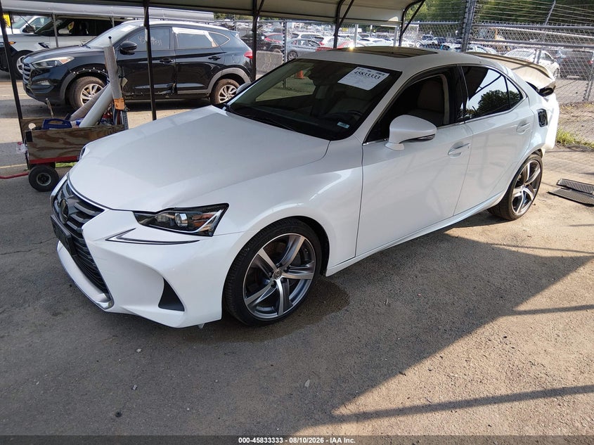 2018 Lexus Is VIN JTHC81D23J5028689 IAAI salvage auction — REAR END, Salvage (Connecticut), sold $6,950 on 2026-09-10 (photo 2)