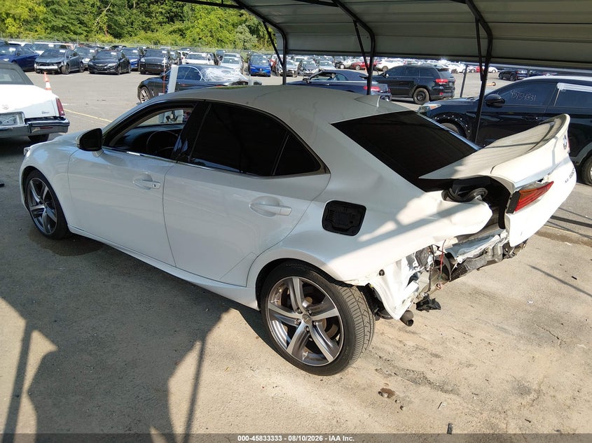 2018 Lexus Is VIN JTHC81D23J5028689 IAAI salvage auction — REAR END, Salvage (Connecticut), sold $6,950 on 2026-09-10 (photo 3)