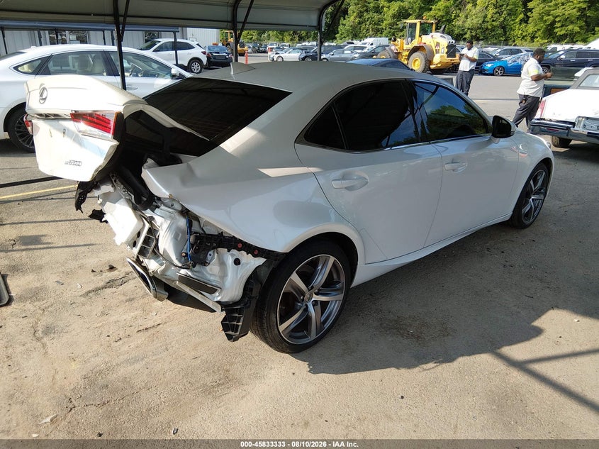 2018 Lexus Is VIN JTHC81D23J5028689 IAAI salvage auction — REAR END, Salvage (Connecticut), sold $6,950 on 2026-09-10 (photo 4)