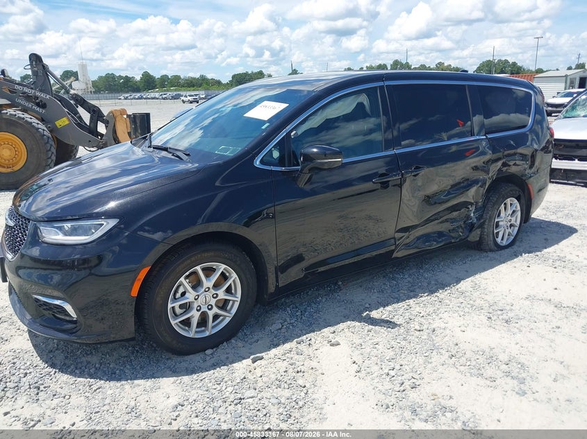 2025 Chrysler Pacifica VIN 2C4RC1BG2SR569715 IAAI salvage auction — LEFT SIDE, Enterprise Vehicles Clear Only (Florida), sold $13,225 on 2026-08-19 (photo 2)