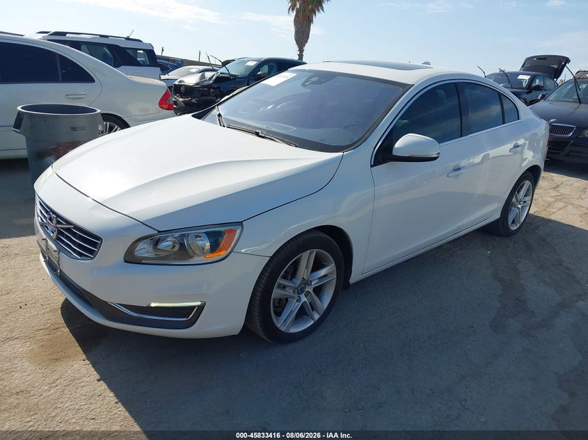 2014 Volvo S60 VIN YV1612FS0E2277443 IAAI salvage auction — NORMAL WEAR, Salvage Title, sold $400 on 2026-08-12 (photo 2)