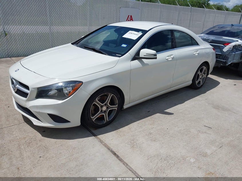 2014 Mercedes-benz Cla-class VIN WDDSJ4GBXEN149262 IAAI salvage auction — NORMAL WEAR, Original (Texas), sold $1,250 on 2026-08-14 (photo 2)