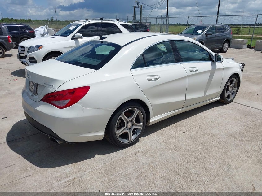 2014 Mercedes-benz Cla-class VIN WDDSJ4GBXEN149262 IAAI salvage auction — NORMAL WEAR, Original (Texas), sold $1,250 on 2026-08-14 (photo 4)
