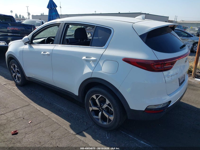 2021 Kia Sportage VIN KNDPM3AC8M7896607 IAAI salvage auction — RIGHT FRONT, Salvage Title, sold $3,550 on 2026-09-16 (photo 3)