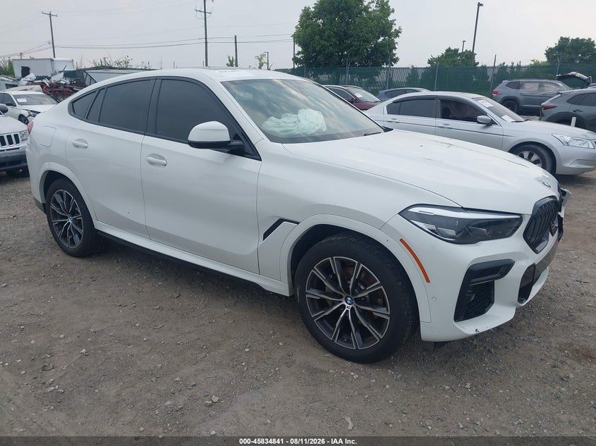 2022 BMW X6 VIN 5UXCY6C03N9J65871 IAAI salvage auction — LEFT FRONT, Wait Title, sold $23,600 on 2026-08-28 (photo 1)