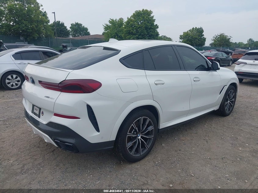 2022 BMW X6 VIN 5UXCY6C03N9J65871 IAAI salvage auction — LEFT FRONT, Wait Title, sold $23,600 on 2026-08-28 (photo 4)