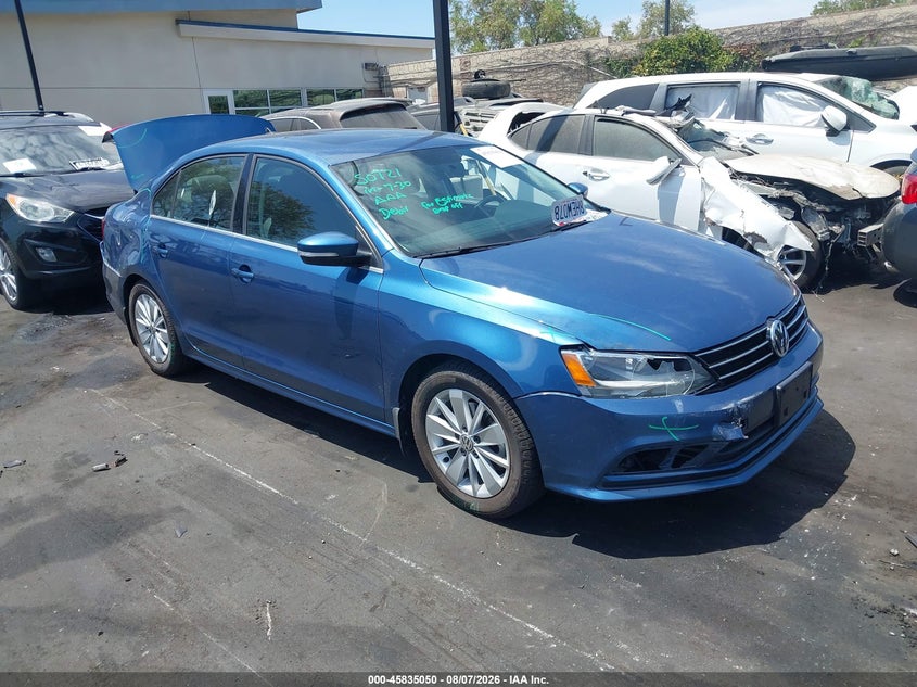 2015 Volkswagen Jetta VIN 3VW3A7AJ5FM425064 IAAI salvage auction — REAR END, Salvage Certificate (California), sold $1,200 on 2026-08-20 (photo 1)