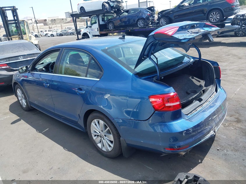 2015 Volkswagen Jetta VIN 3VW3A7AJ5FM425064 IAAI salvage auction — REAR END, Salvage Certificate (California), sold $1,200 on 2026-08-20 (photo 3)