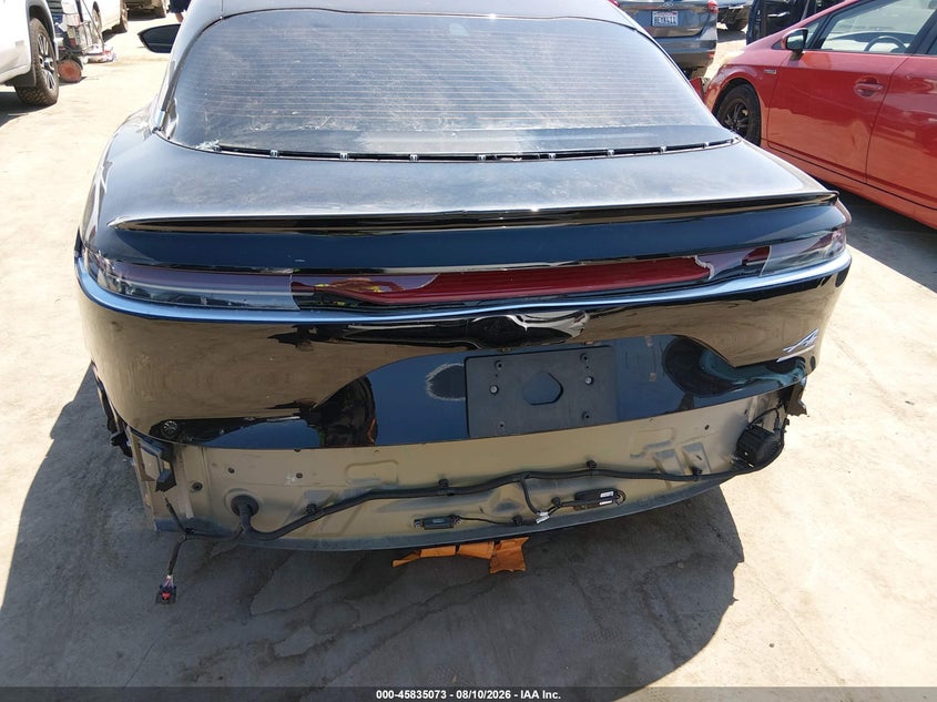 2023 Lucid Air VIN 50EA1TEA2PA003180 IAAI salvage auction — REAR END, Salvage Title, sold $12,800 on 2026-10-07 (photo 6)