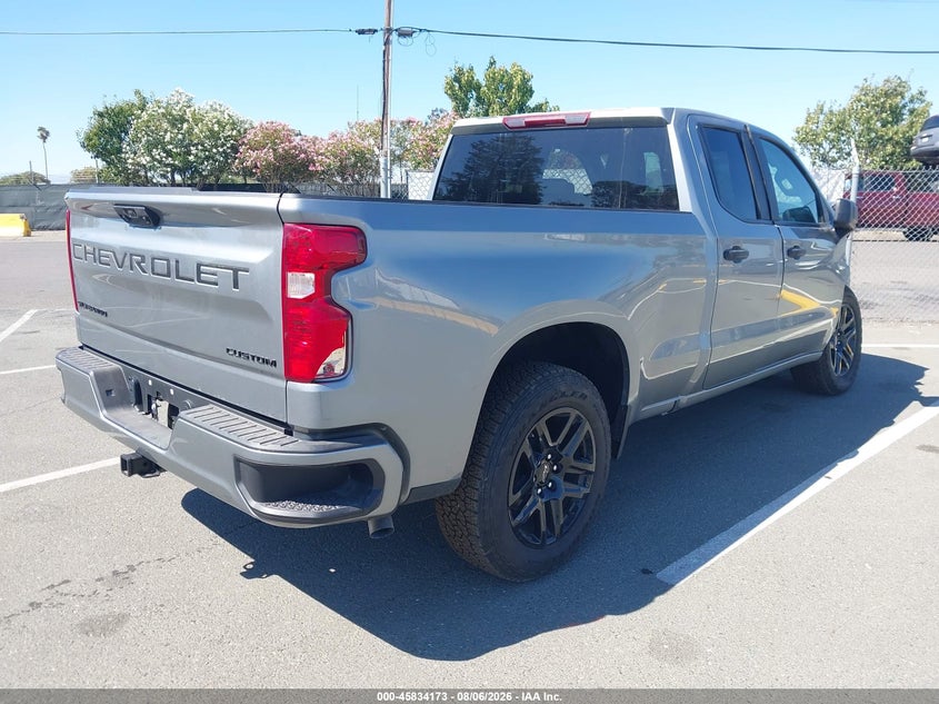 2026 Chevrolet Silverado 1500 VIN 1GCRABEK8TZ173310 IAAI salvage auction — RIGHT FRONT, Salvage Title (California), sold $7,850 on 2026-08-20 (photo 4)