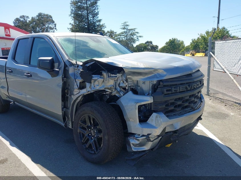 2026 Chevrolet Silverado 1500 VIN 1GCRABEK8TZ173310 IAAI salvage auction — RIGHT FRONT, Salvage Title (California), sold $7,850 on 2026-08-20 (photo 6)