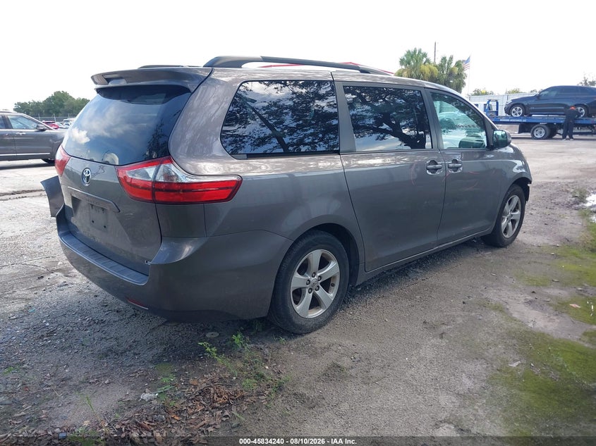 2015 Toyota Sienna VIN 5TDKK3DC8FS640052 IAAI salvage auction — FRONT END, Rebuildable (Florida), sold $2,875 on 2026-08-24 (photo 4)