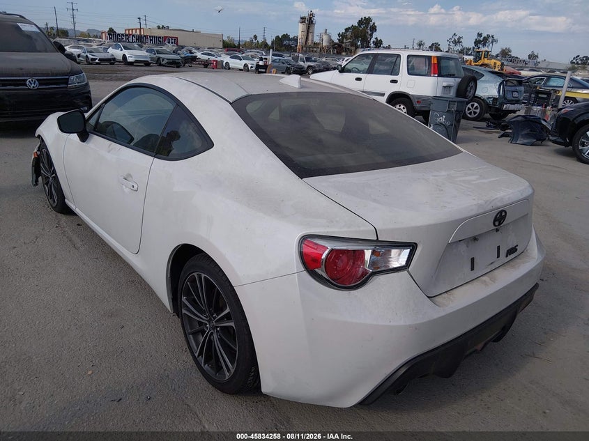 2016 Scion Fr-s VIN JF1ZNAA14G8708680 IAAI salvage auction — RIGHT FRONT, Salvage (California), sold $2,250 on 2026-08-23 (photo 3)