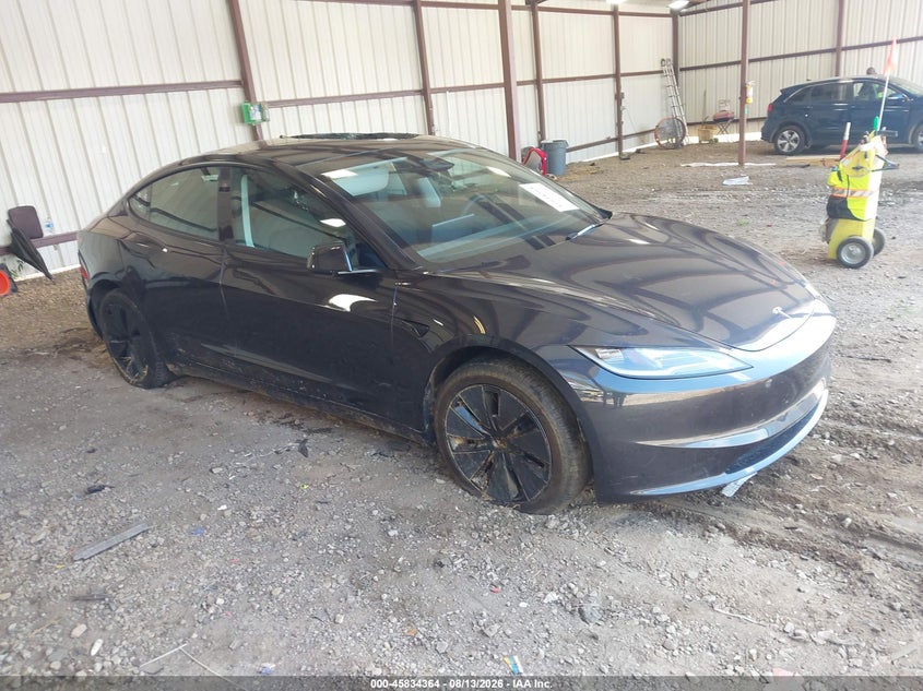 2024 Tesla Model 3 VIN 5YJ3E1EA3RF869681 IAAI salvage auction — ROOF, Salvage Title, sold $9,200 on 2026-09-02 (photo 1)
