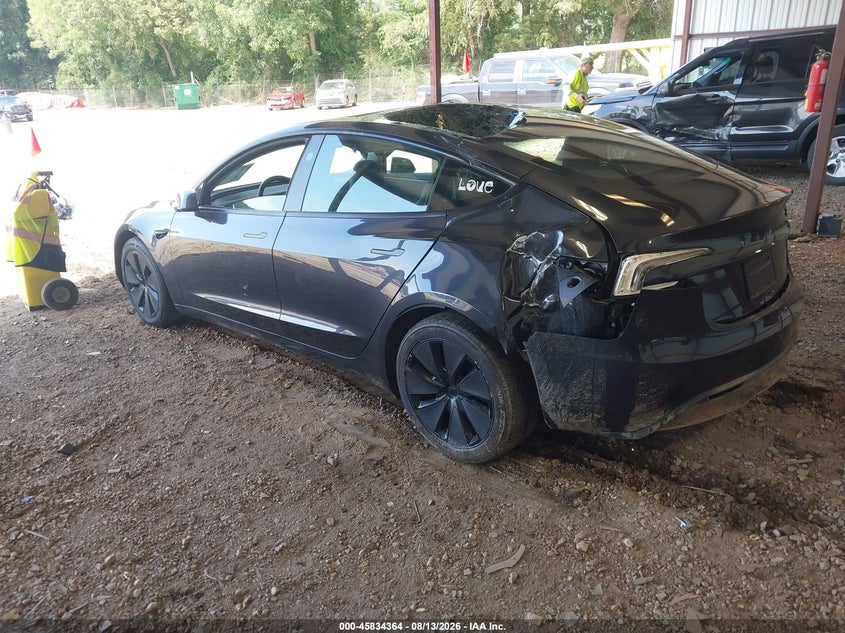 2024 Tesla Model 3 VIN 5YJ3E1EA3RF869681 IAAI salvage auction — ROOF, Salvage Title, sold $9,200 on 2026-09-02 (photo 3)