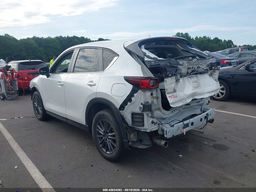 2020 Mazda Cx-5 VIN JM3KFBCM0L0789120 IAAI salvage auction — FRONT & REAR, Salvage (North Carolina), sold $5,250 on 2026-09-07 (photo 3)