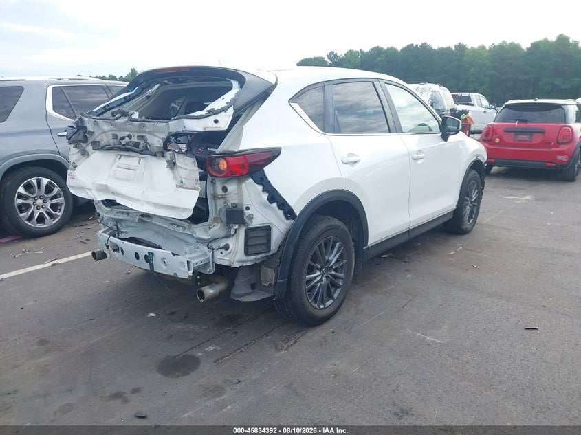 2020 Mazda Cx-5 VIN JM3KFBCM0L0789120 IAAI salvage auction — FRONT & REAR, Salvage (North Carolina), sold $5,250 on 2026-09-07 (photo 4)
