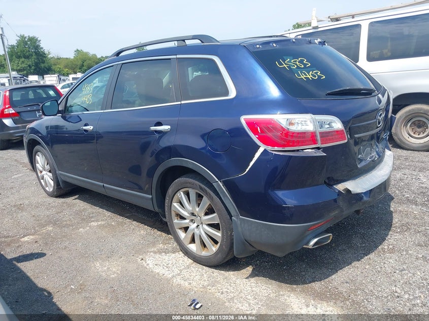 2010 Mazda Cx-9 VIN JM3TB3MA5A0204961 IAAI salvage auction — REAR END, Clear (Virginia), sold $725 on 2026-08-21 (photo 3)