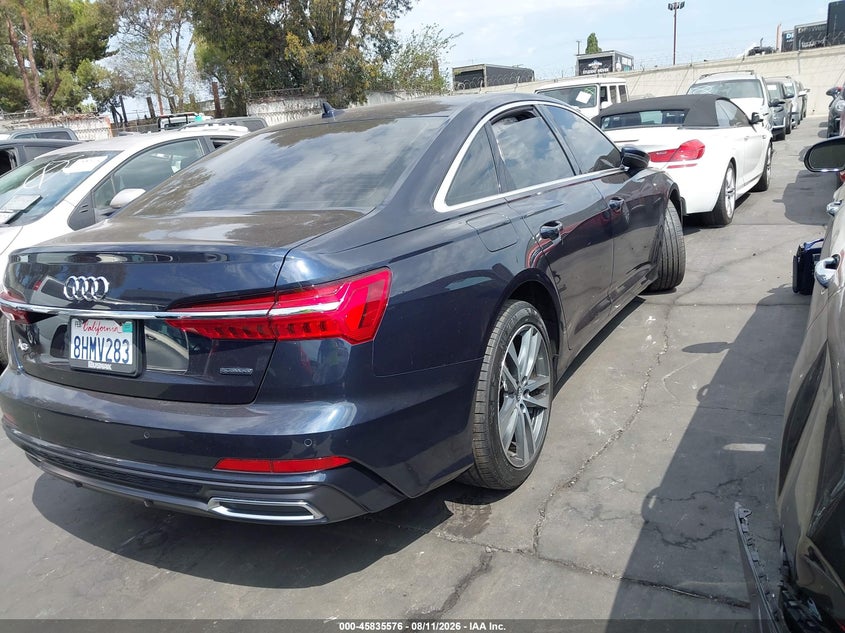 2019 Audi A6 VIN WAUK2AF22KN056784 IAAI salvage auction — SIDE, Salvage Title, sold $6,600 on 2026-08-21 (photo 4)