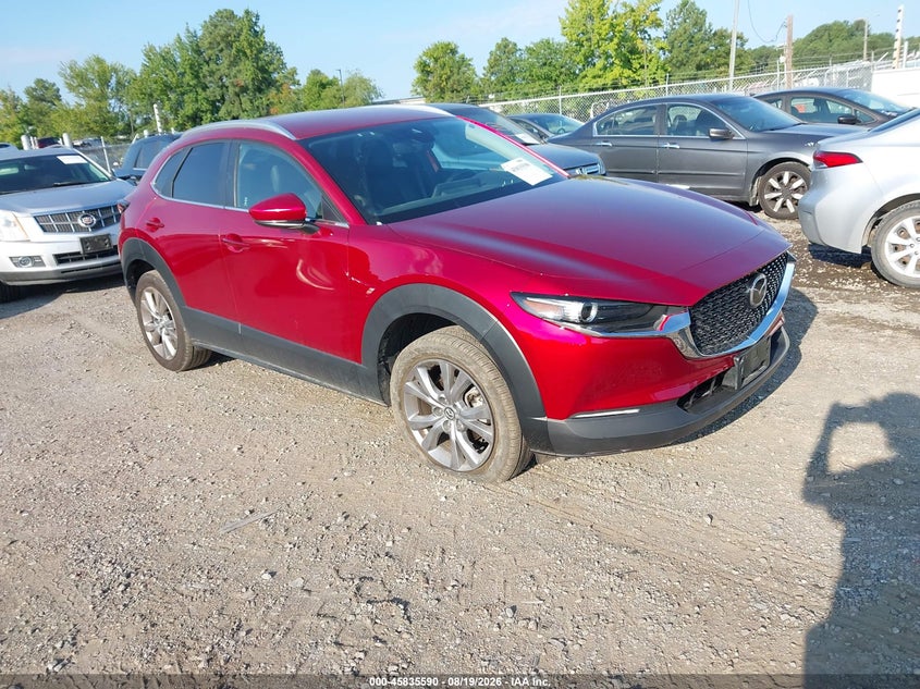 2023 Mazda Cx-30 VIN 3MVDMBCM2PM522330 IAAI salvage auction — LEFT FRONT, Salvage Title, sold $8,100 on 2026-08-30 (photo 1)