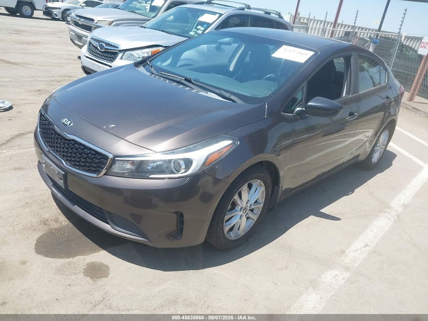 2017 Kia Forte VIN 3KPFL4A75HE009008 IAAI salvage auction — NORMAL WEAR, Clear - Dealer Only (California), sold $625 on 2026-08-20 (photo 2)